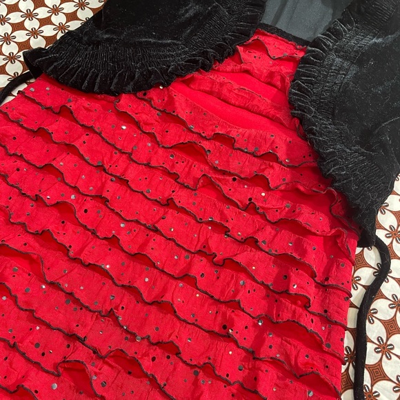 Black Red Dress - Picture 6 of 11